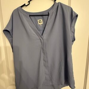 Anne Klein Soft Blue Blouse